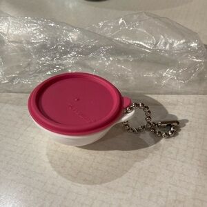Vintage mini Tupperware Mega That’s A Bowl keychain new in pkg
